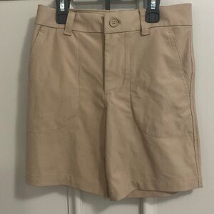 Wonder Nation Tan Flat-Front boys khaki Shorts , size 8